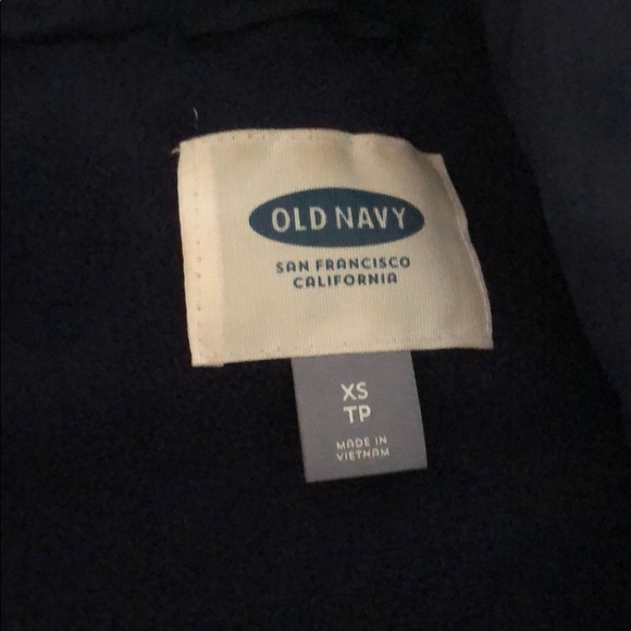 Old Navy vest jacket in navy - Picture 2 of 2